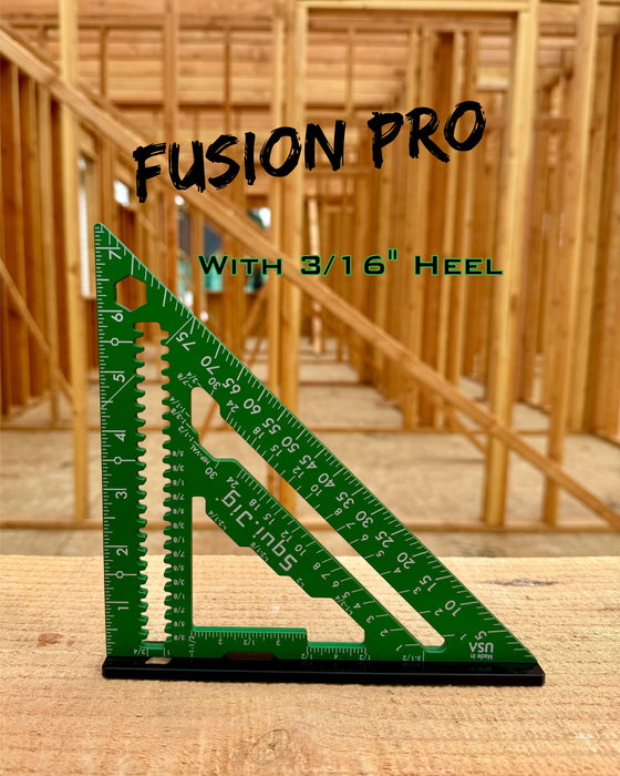 Fusion 7.5 inch Pro Square w/ 3/16" Heel