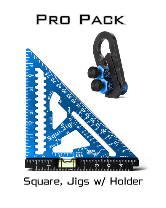4.5 inch Mini Pro Square - Black & Blue