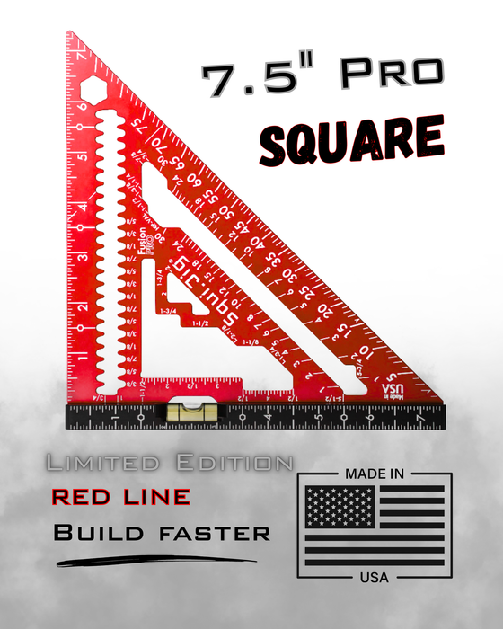 Limited Edition 7.5inch Fusion Pro - Red Line