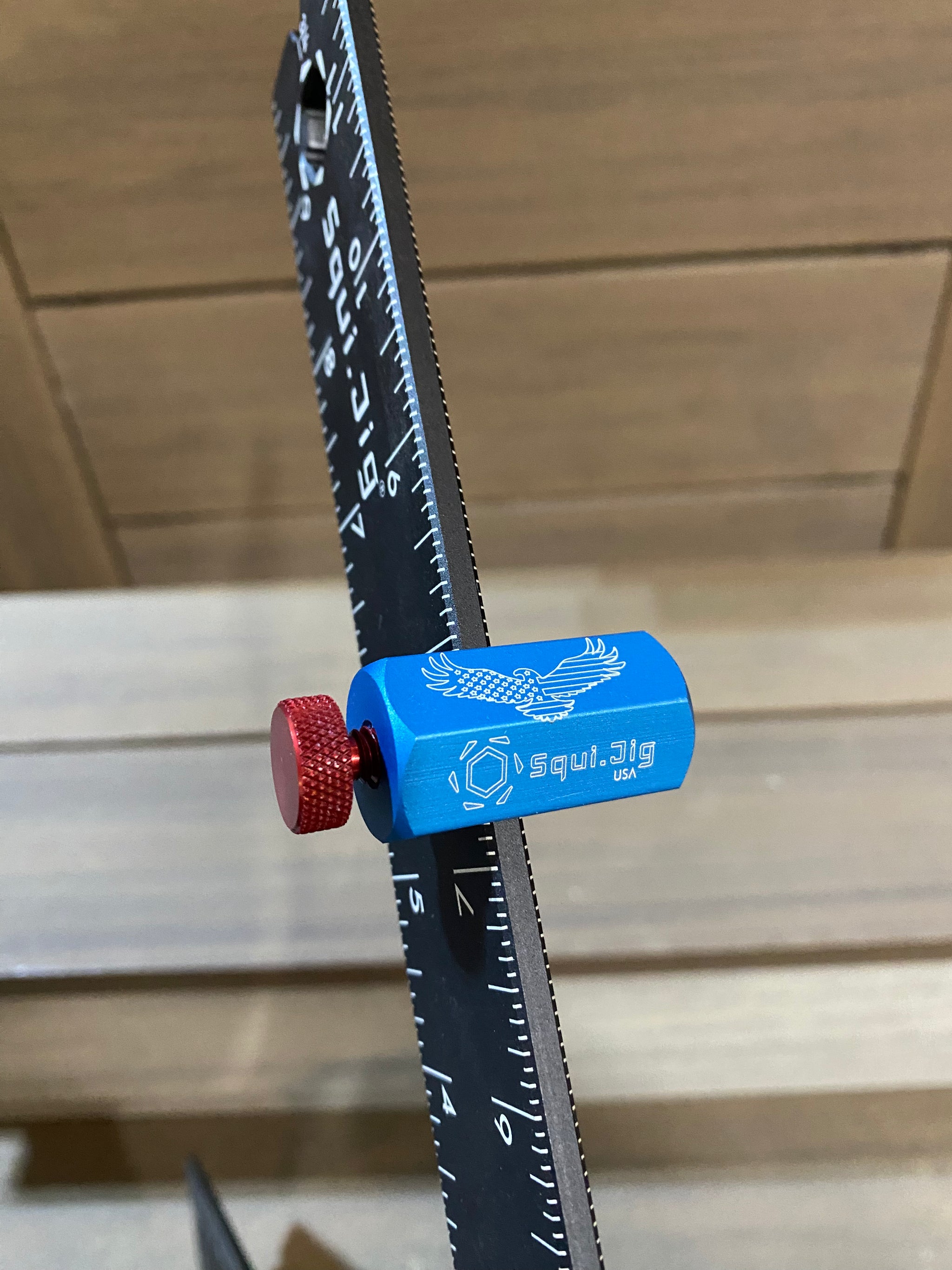 Wondgo Pro Framing Square Attachment Jigs – Tall Stair Gauges, Non-Slip Aluminum, Hook Design, 2-Pack, For Rafter Layout & Stair Stringers
