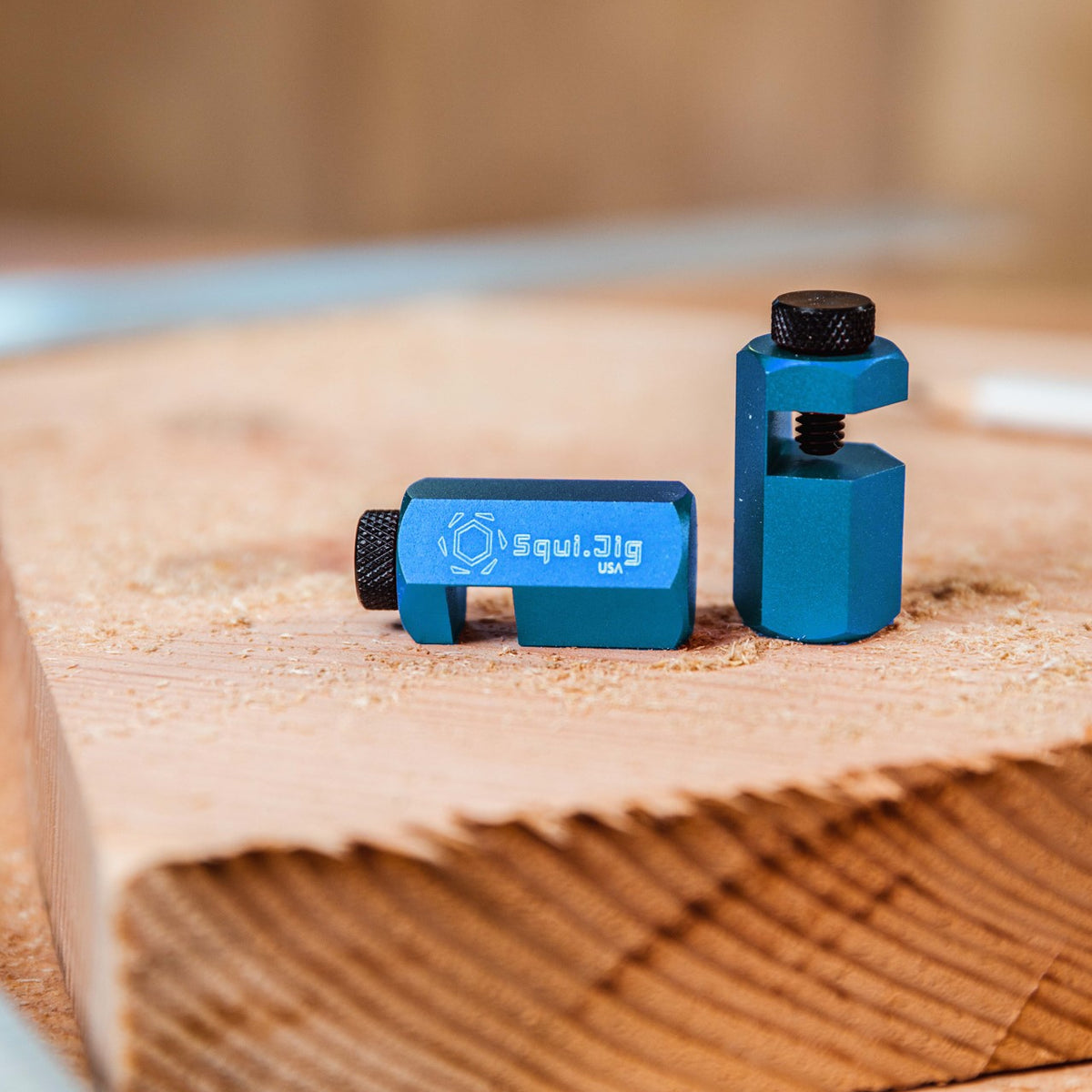 Squi.Jig 1.5" USA Framing Square Attachment Layout Jigs, Stair Gauges